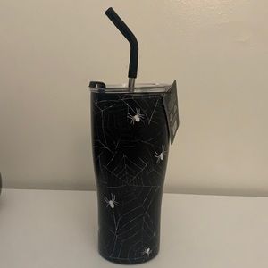 Halloween Spider Web Stainless Steel Tumbler. Brand New.